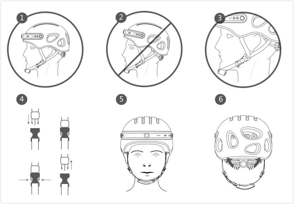 smart helmet outdoor sports Safety 