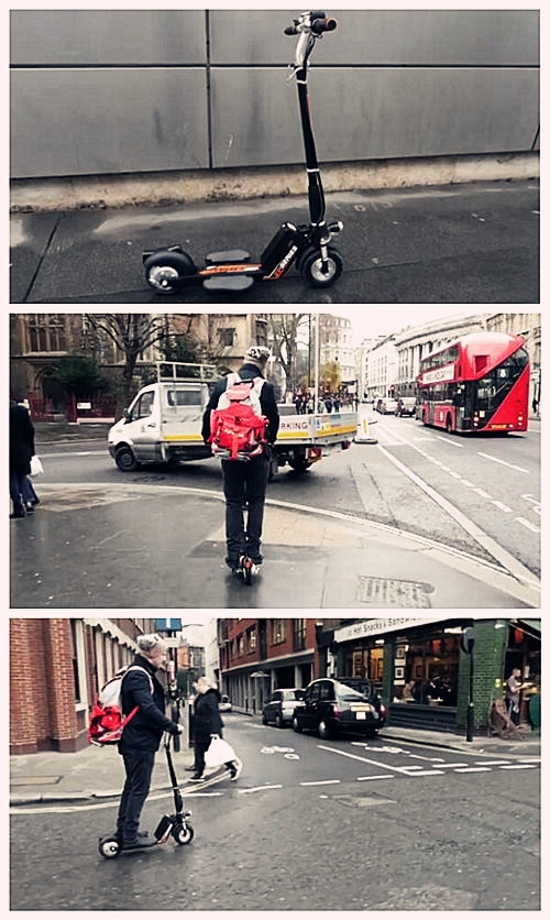 urban electric scooter