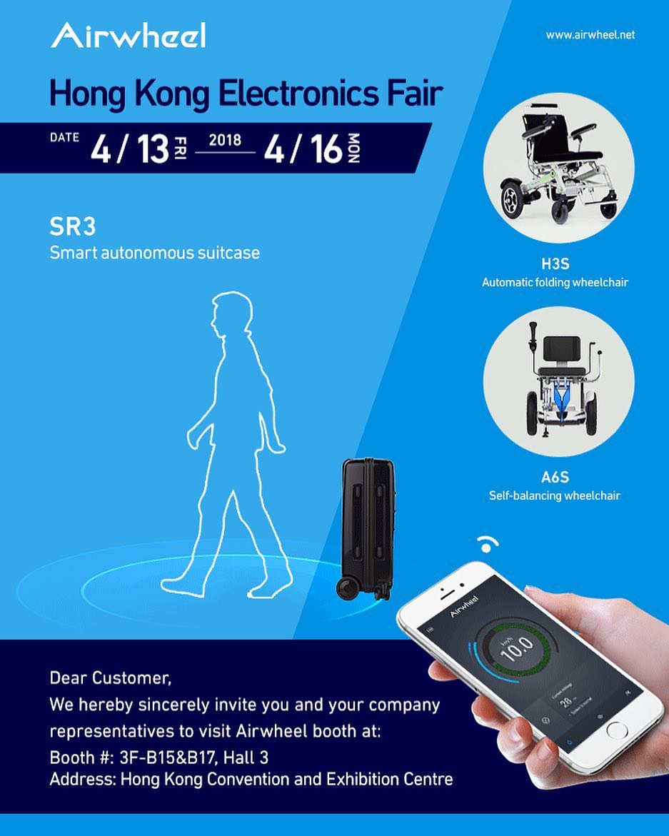 Airwheel SR5 smart suitcse