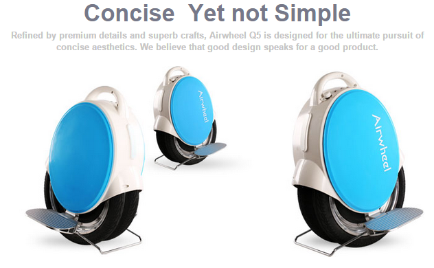 Airwheel Electric Unicycle Q5 Bring You on the Path to the Minimalist Lifestyle