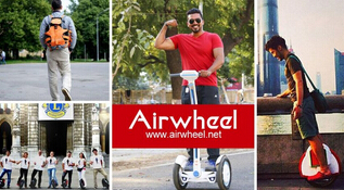 Con Airwheel mini scooter elettrico, vi sarà l'artista Pickup