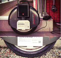 Since I have neither any technical background nor manual dexterity, I bought myself an Airwheel electric unicycle X8 after I searched online.